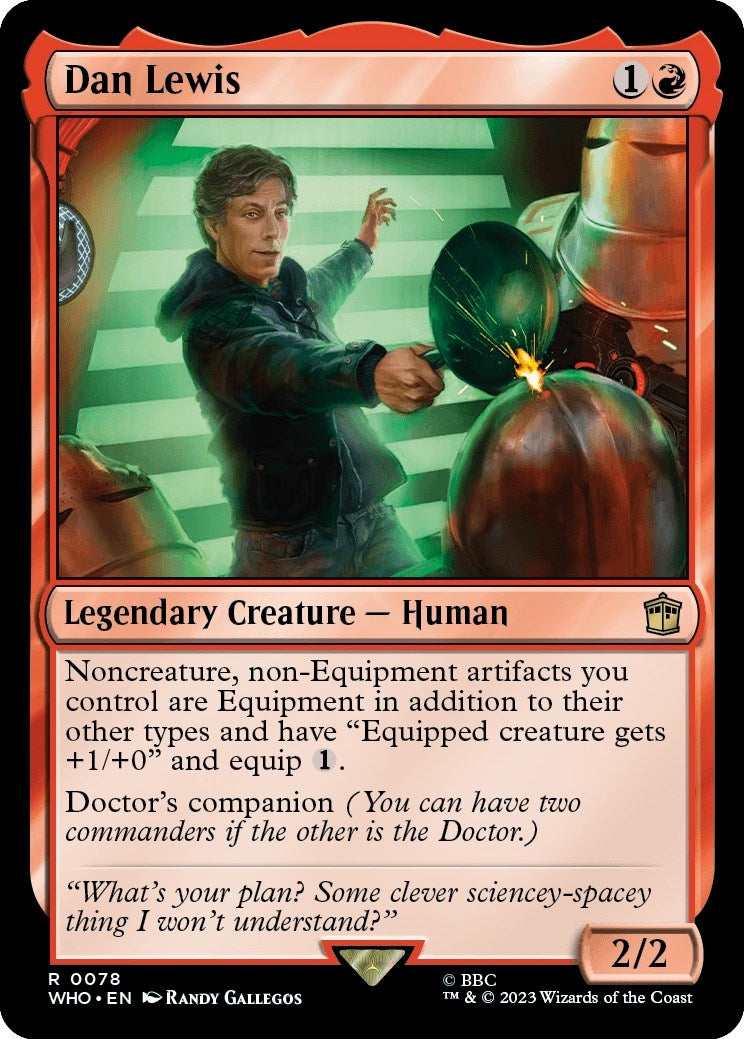 Dan Lewis (78) (Universes Beyond: Doctor Who)