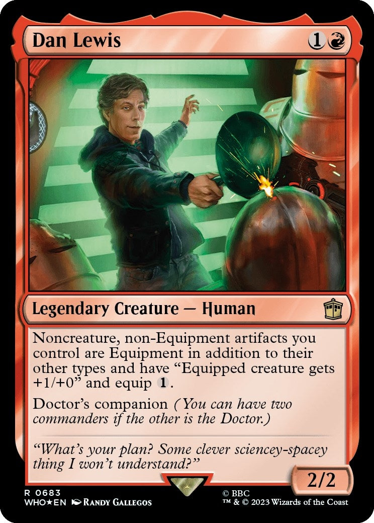Dan Lewis (Surge Foil) (683) (Universes Beyond: Doctor Who)