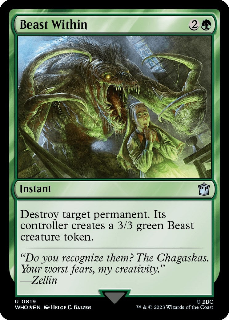 Beast Within (Surge Foil) (819) (Universes Beyond: Doctor Who)