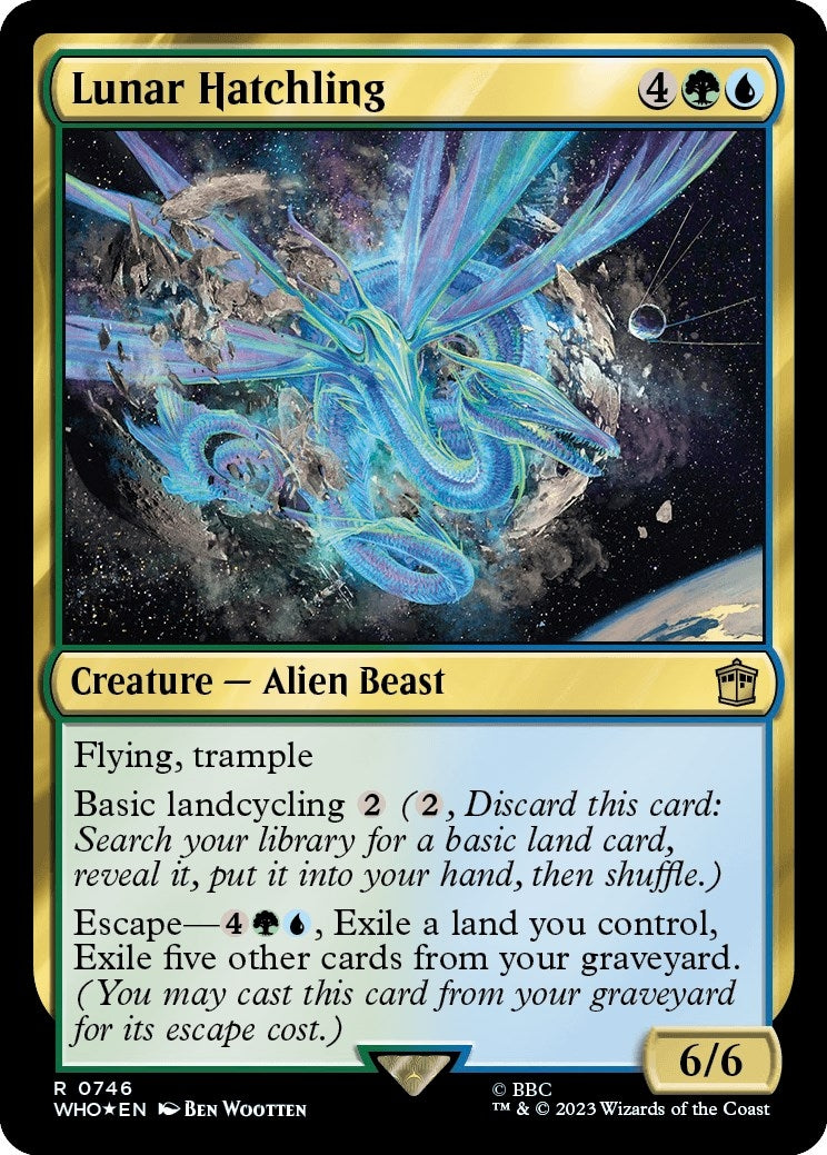 Lunar Hatchling (Surge Foil) (746) (Universes Beyond: Doctor Who)