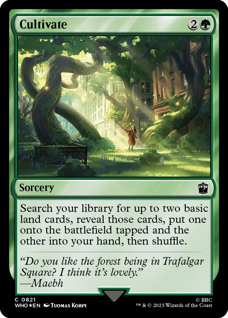 Cultivate (Surge Foil) (821) (Universes Beyond: Doctor Who)