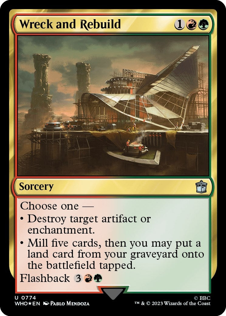 Wreck and Rebuild (Surge Foil) (774) (Universes Beyond: Doctor Who)