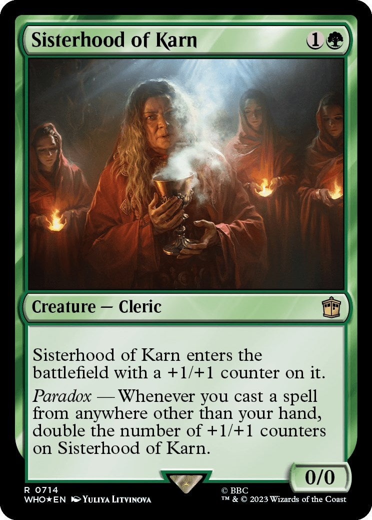 Sisterhood of Karn (Surge Foil) (714) (Universes Beyond: Doctor Who)