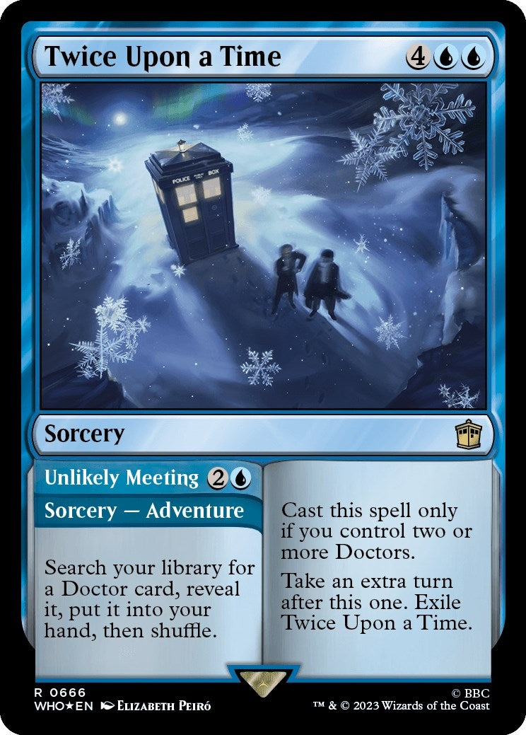 Twice Upon a Time (Surge Foil) (666) (Universes Beyond: Doctor Who)