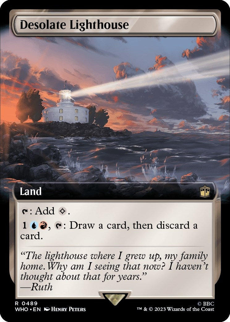 Desolate Lighthouse (Extended Art) (489) (Universes Beyond: Doctor Who)