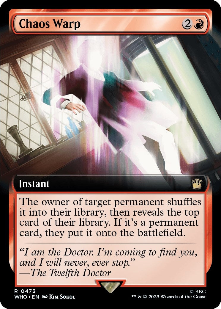Chaos Warp (Extended Art) (473) (Universes Beyond: Doctor Who)