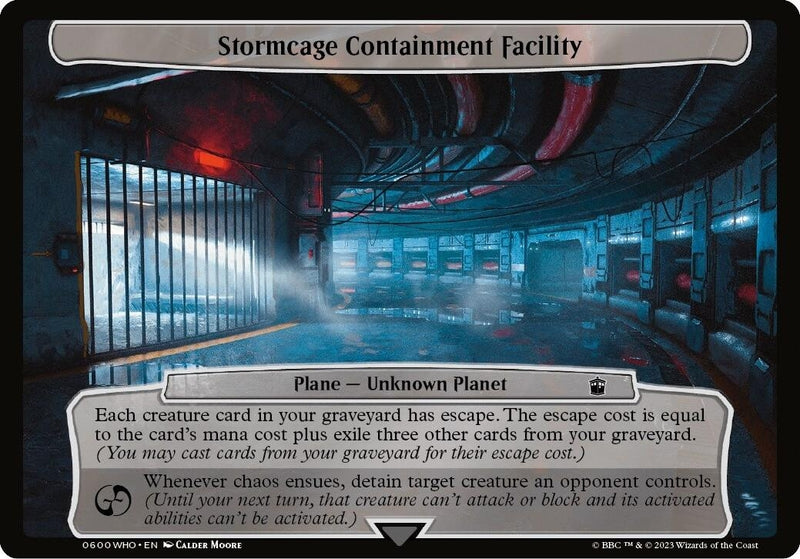 Stormcage Containment Facility (600) (Planechase: Universes Beyond: Doctor Who)