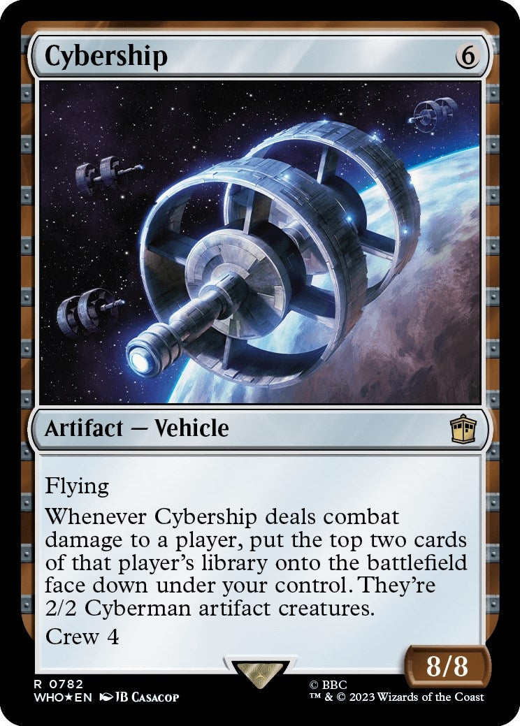 Cybership (Surge Foil) (782) (Universes Beyond: Doctor Who)