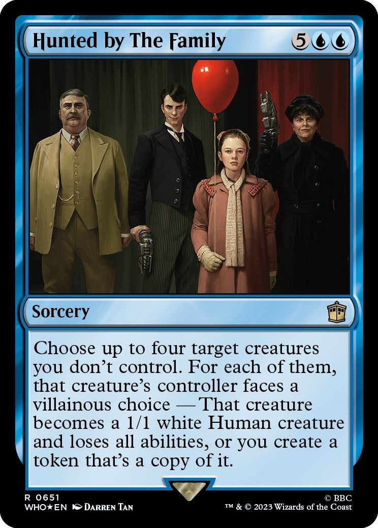 Hunted by The Family (Surge Foil) (651) (Universes Beyond: Doctor Who)