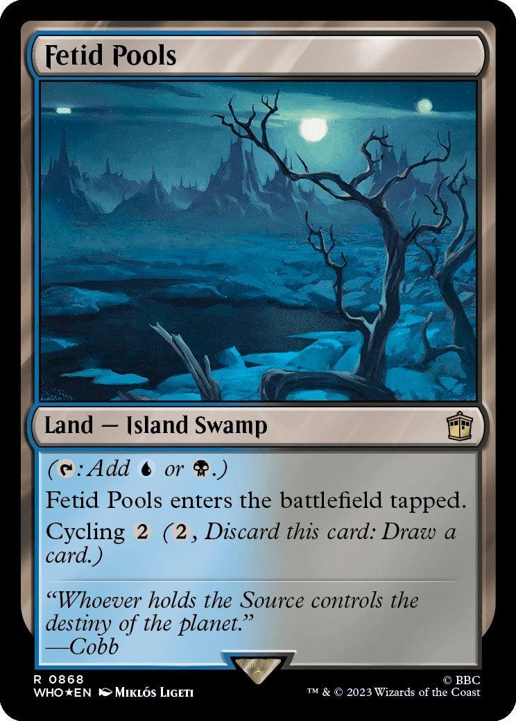 Fetid Pools (Surge Foil) (868) (Universes Beyond: Doctor Who)