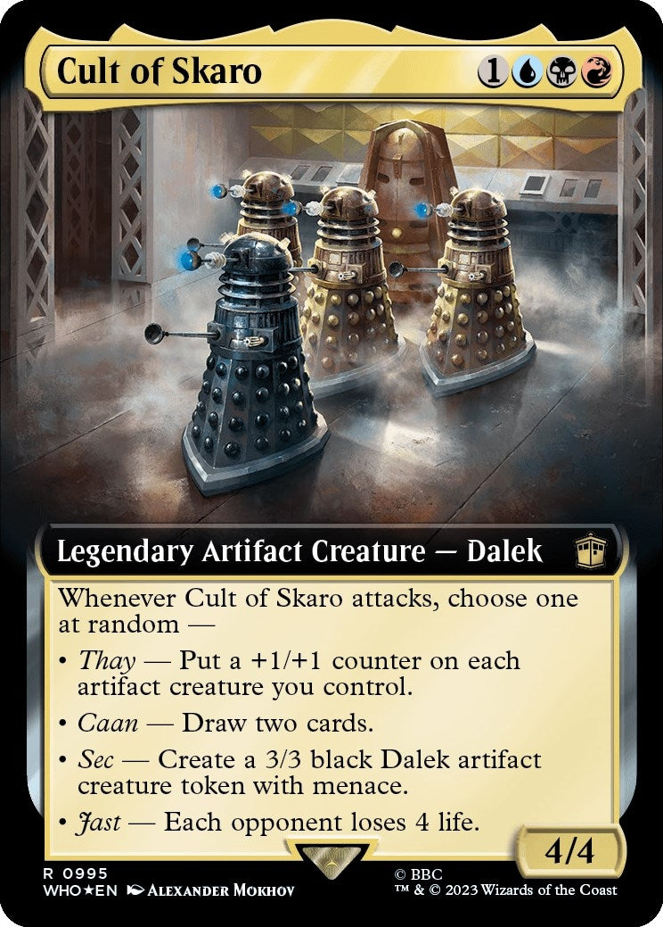 Cult of Skaro (Extended Art) (Surge Foil) (995) (Universes Beyond: Doctor Who)