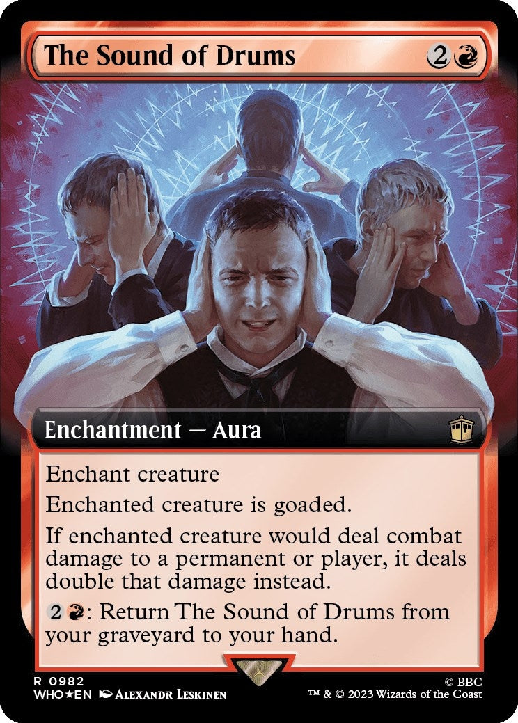 The Sound of Drums (Extended Art) (Surge Foil) (982) (Universes Beyond: Doctor Who)