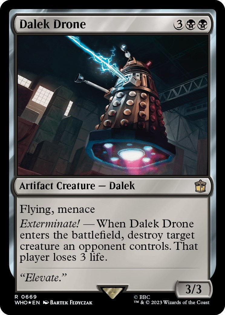 Dalek Drone (Surge Foil) (669) (Universes Beyond: Doctor Who)