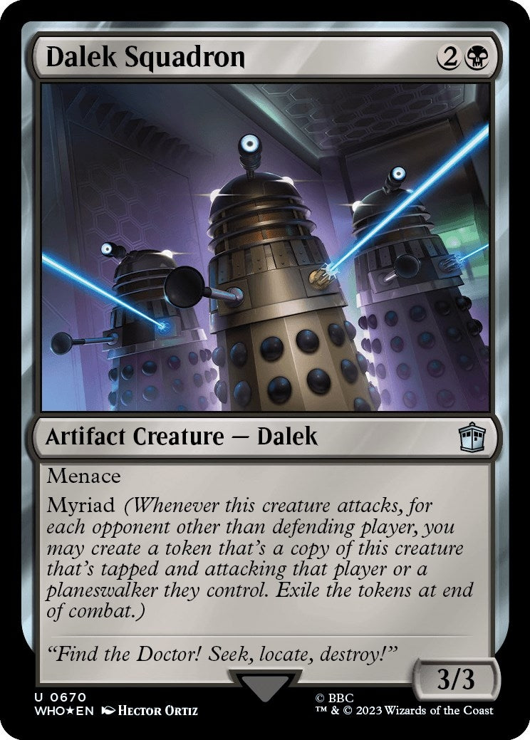 Dalek Squadron (Surge Foil) (670) (Universes Beyond: Doctor Who)