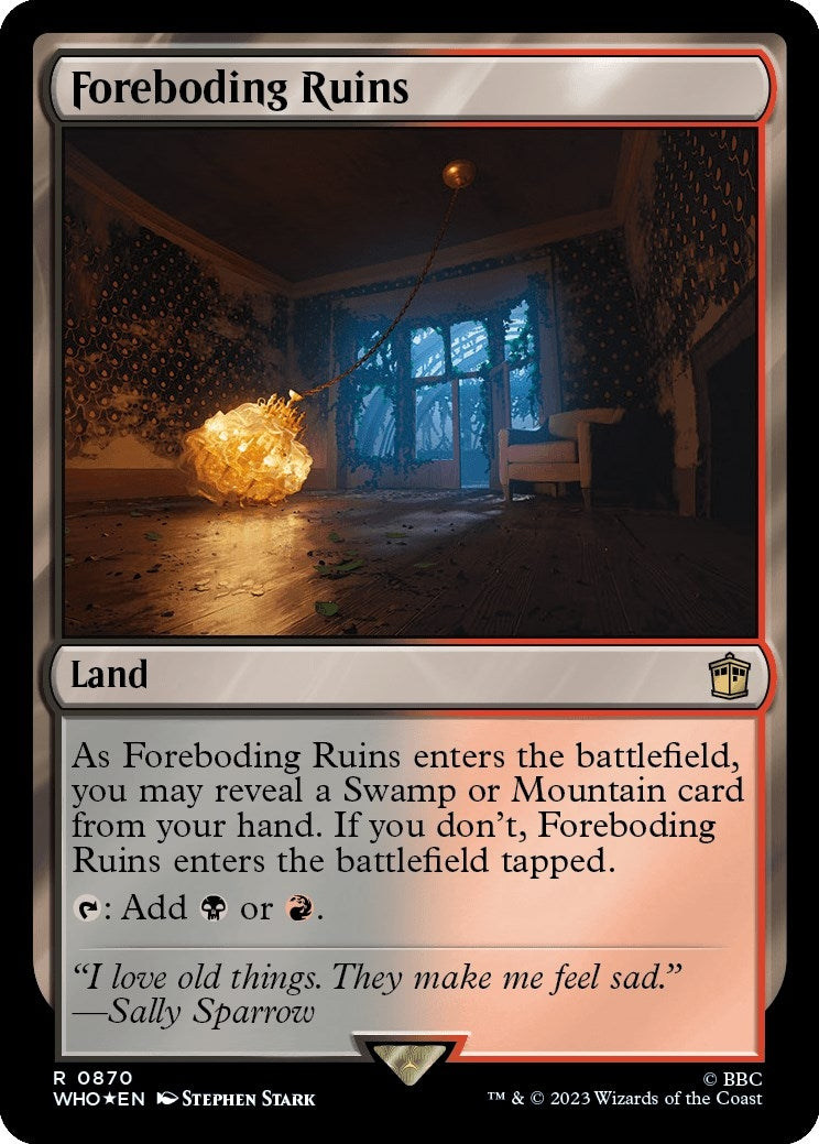 Foreboding Ruins (Surge Foil) (870) (Universes Beyond: Doctor Who)
