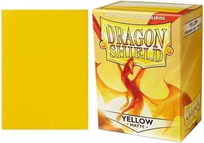 Dragon Shield Sleeves: Standard Matte - Yellow 100CT