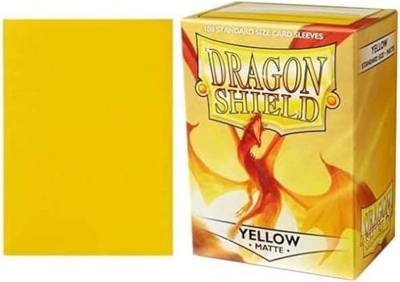 Dragon Shield Sleeves: Standard Matte - Yellow 100CT
