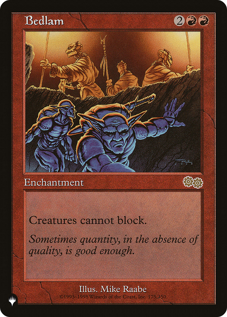 Bedlam (175/350) (The List Reprints)