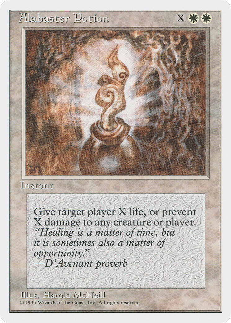 Alabaster Potion (Fourth Edition)