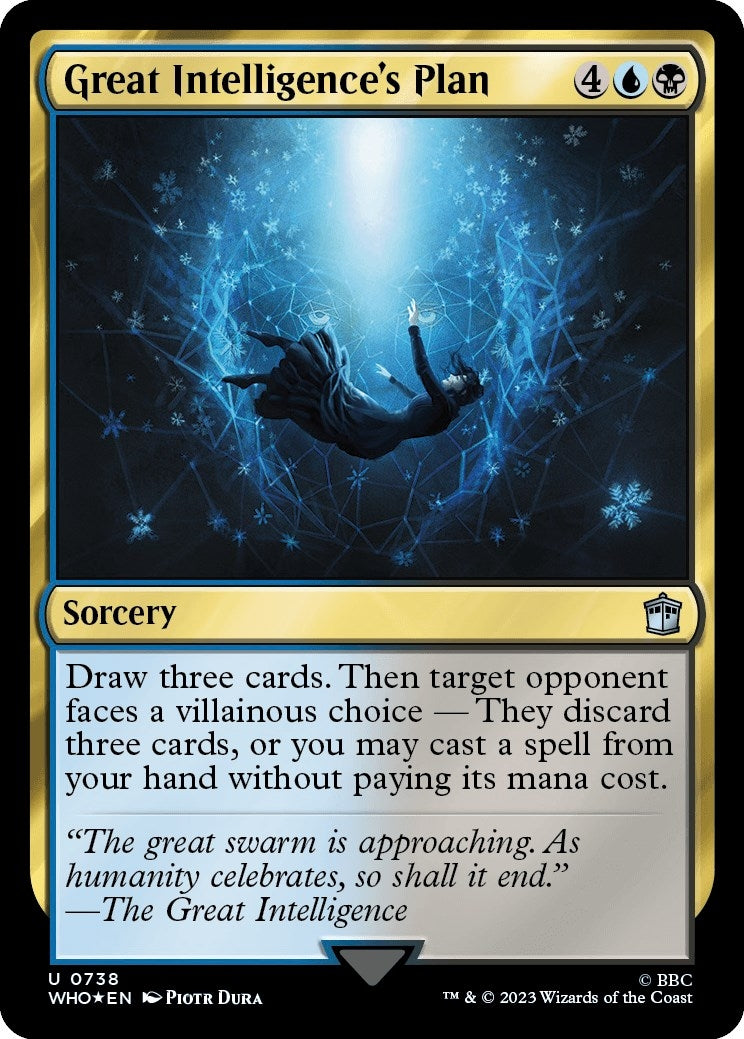 Great Intelligence's Plan (Surge Foil) (738) (Universes Beyond: Doctor Who)