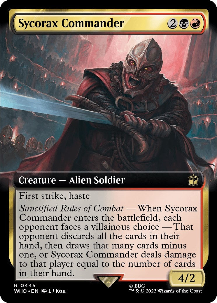 Sycorax Commander (Extended Art) (445) (Universes Beyond: Doctor Who)