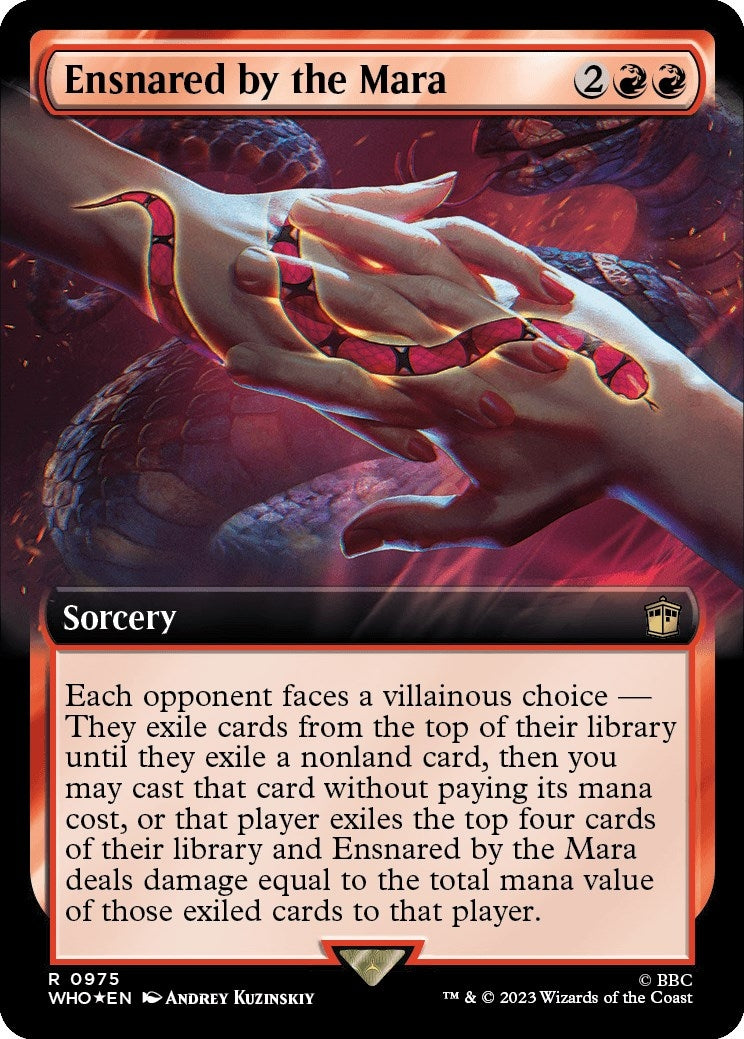 Ensnared by the Mara (Extended Art) (Surge Foil) (975) (Universes Beyond: Doctor Who)