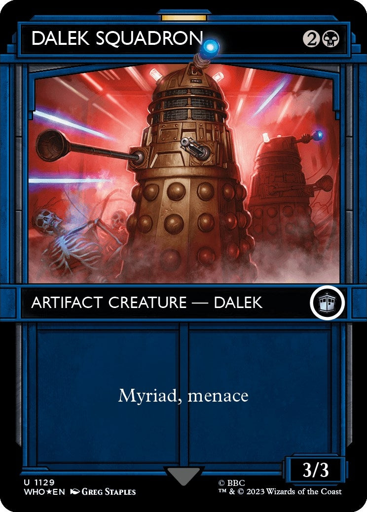 Dalek Squadron (Showcase) (Surge Foil) (1129) (Universes Beyond: Doctor Who)
