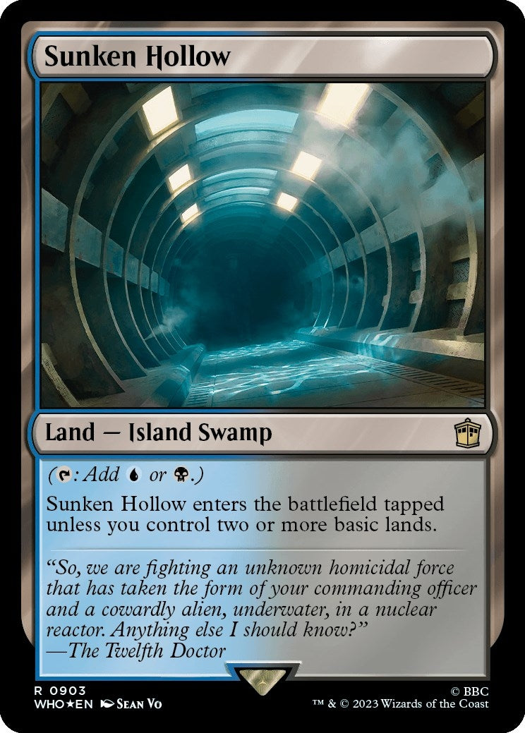 Sunken Hollow (Surge Foil) (903) (Universes Beyond: Doctor Who)