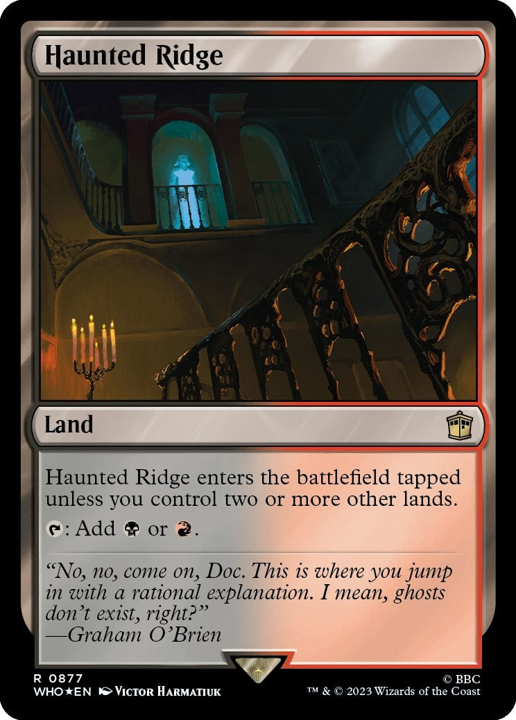 Haunted Ridge (Surge Foil) (877) (Universes Beyond: Doctor Who)