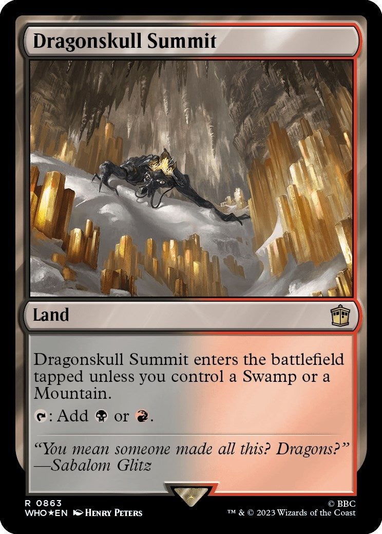 Dragonskull Summit (Surge Foil) (863) (Universes Beyond: Doctor Who)