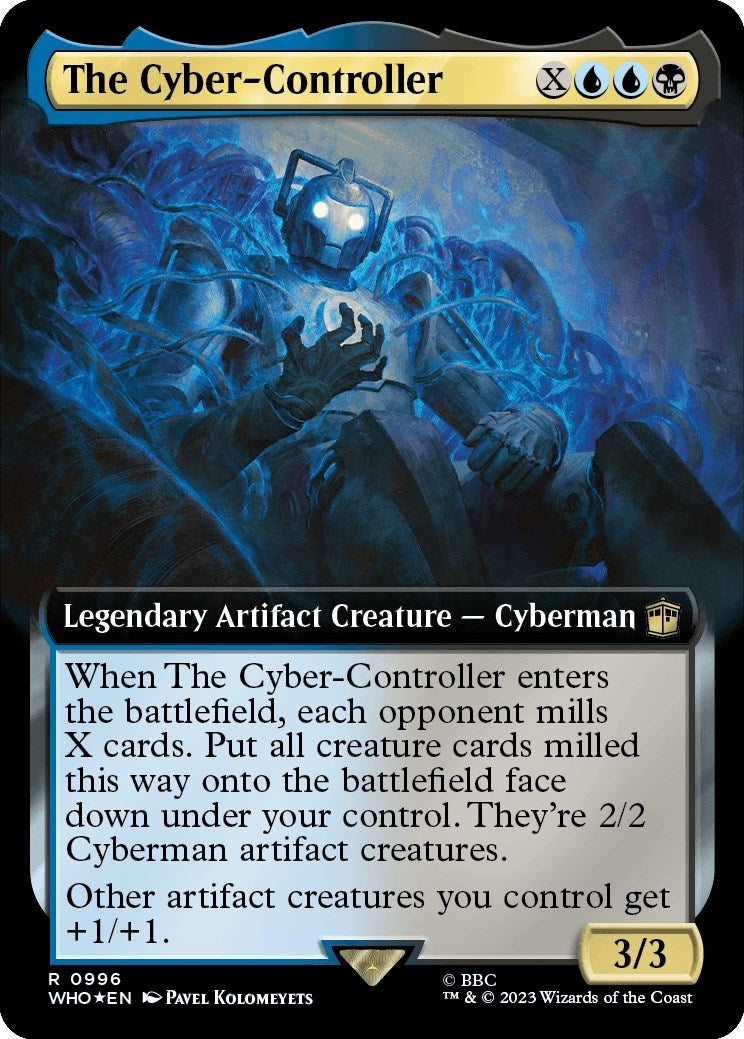 The Cyber-Controller (Extended Art) (Surge Foil) (996) (Universes Beyond: Doctor Who)