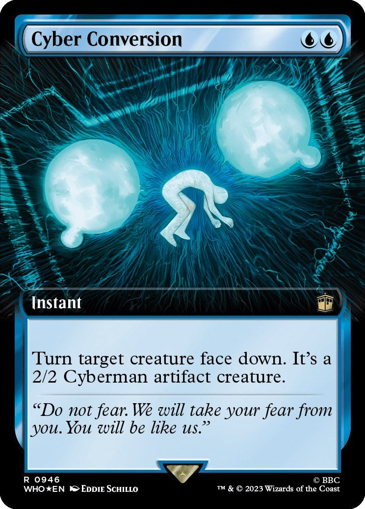 Image for Cyber Conversion (Extended Art) (Surge Foil) (946) (Universes Beyond: Doctor Who) - Magic: The Gathering