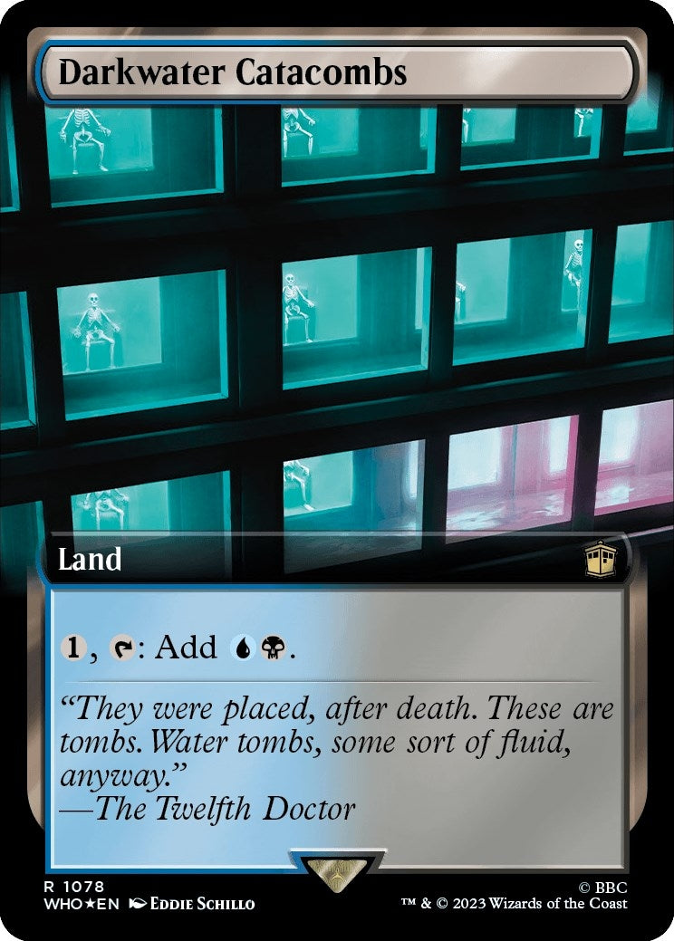 Darkwater Catacombs (Extended Art) (Surge Foil) (1078) (Universes Beyond: Doctor Who)