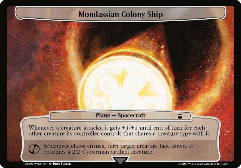 Mondassian Colony Ship (590) (Planechase: Universes Beyond: Doctor Who)