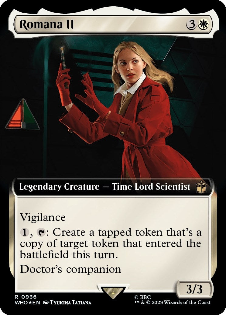 Romana II (Extended Art) (Surge Foil) (936) (Universes Beyond: Doctor Who)
