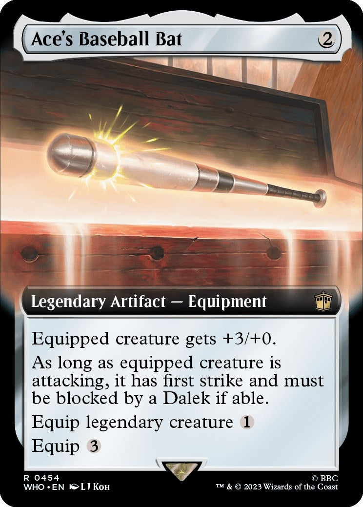 Ace's Baseball Bat (Extended Art) (454) (Universes Beyond: Doctor Who)