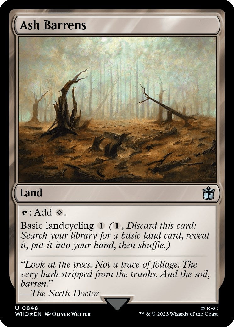 Ash Barrens (Surge Foil) (848) (Universes Beyond: Doctor Who)