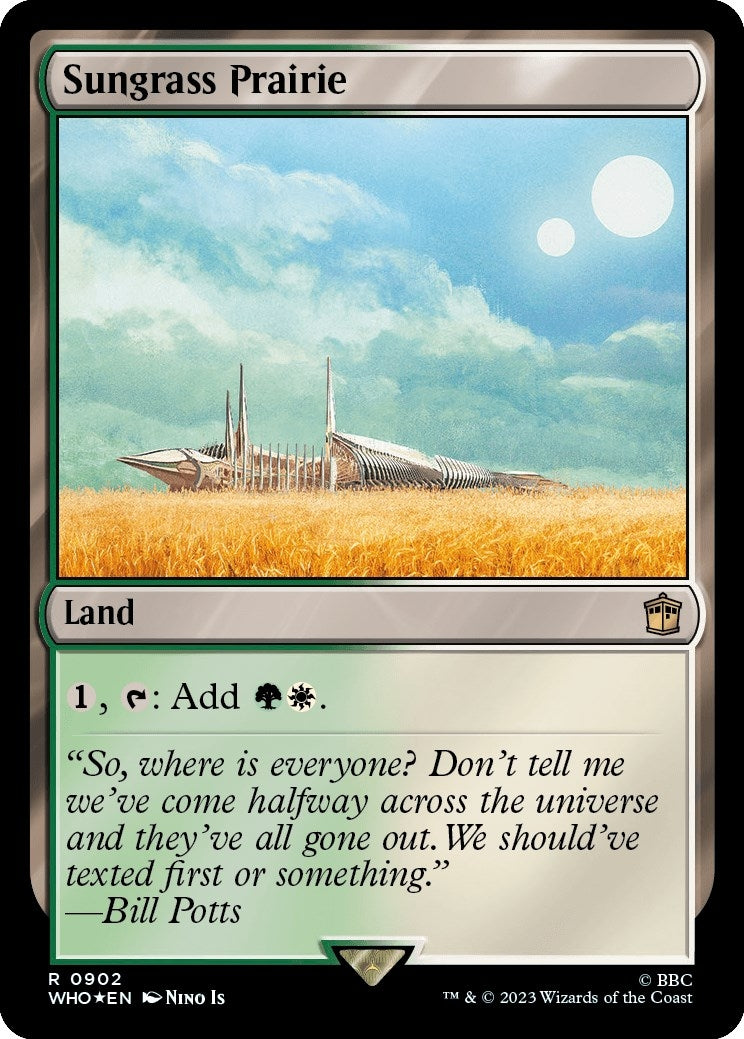 Sungrass Prairie (Surge Foil) (902) (Universes Beyond: Doctor Who)