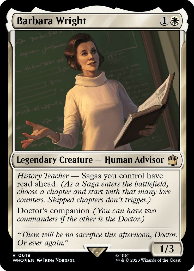 Barbara Wright (Surge Foil) (619) (Universes Beyond: Doctor Who)