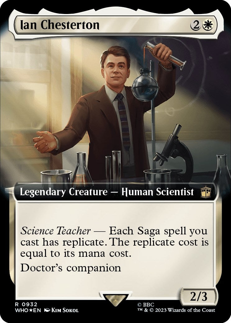 Ian Chesterton (Extended Art) (Surge Foil) (932) (Universes Beyond: Doctor Who)