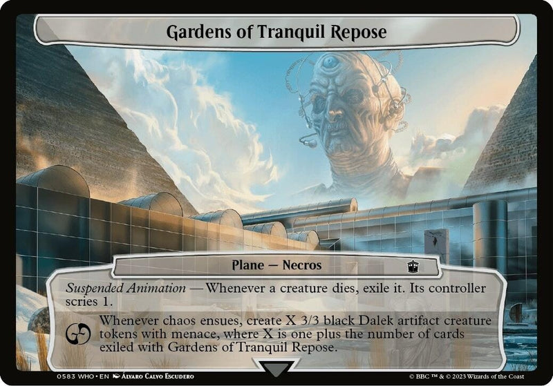 Gardens of Tranquil Repose (583) (Planechase: Universes Beyond: Doctor Who)