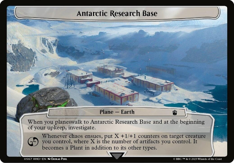 Antarctic Research Base (567) (Planechase: Universes Beyond: Doctor Who)