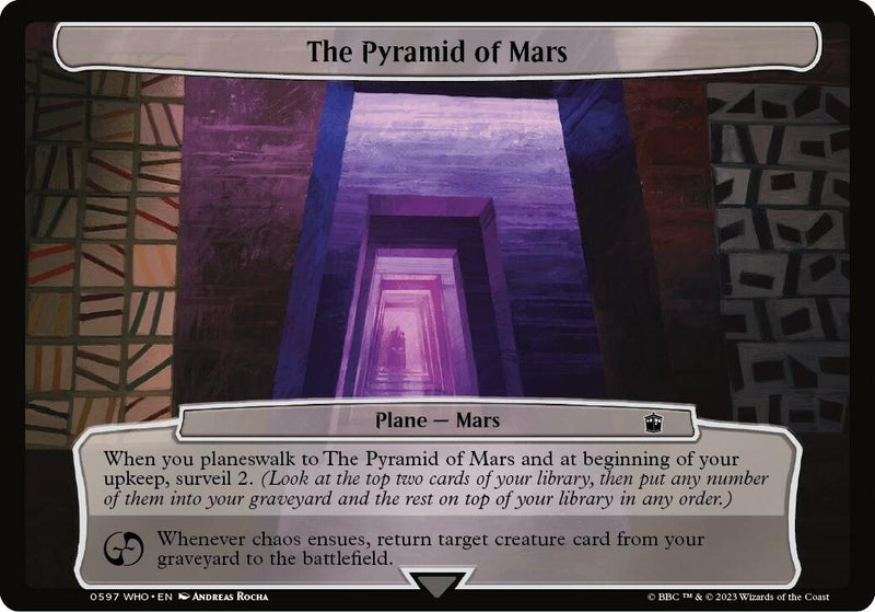The Pyramid of Mars (597) (Planechase: Universes Beyond: Doctor Who)