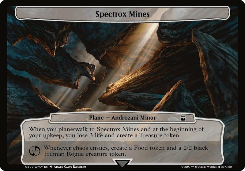 Spectrox Mines (599) (Planechase: Universes Beyond: Doctor Who)