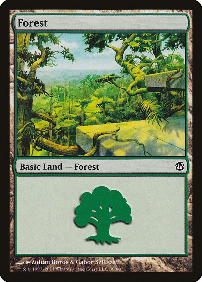Forest (38) (38) (Duel Decks: Ajani vs. Nicol Bolas)