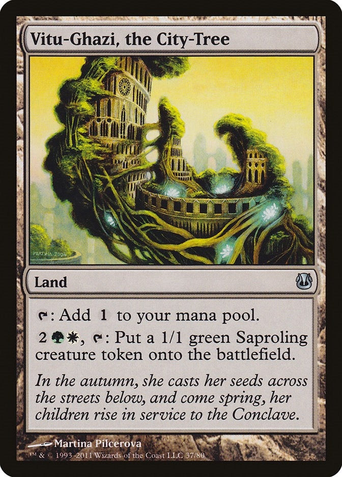 Vitu-Ghazi, the City-Tree (37) (Duel Decks: Ajani vs. Nicol Bolas)