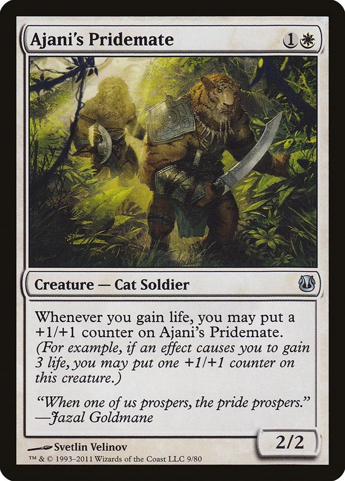 Ajani's Pridemate (9) (Duel Decks: Ajani vs. Nicol Bolas)