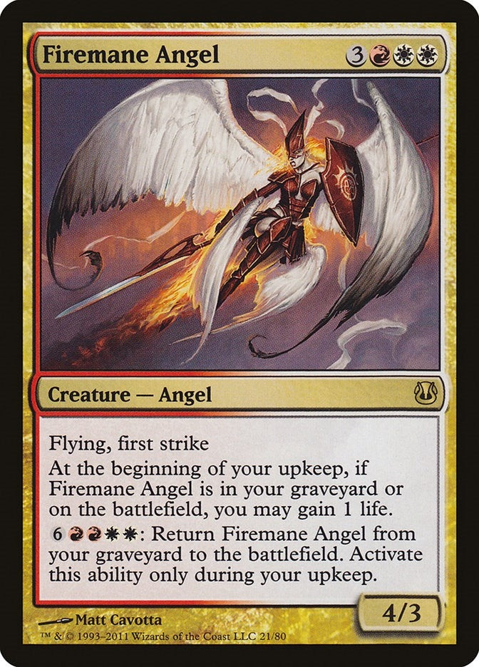 Firemane Angel (21) (Duel Decks: Ajani vs. Nicol Bolas)