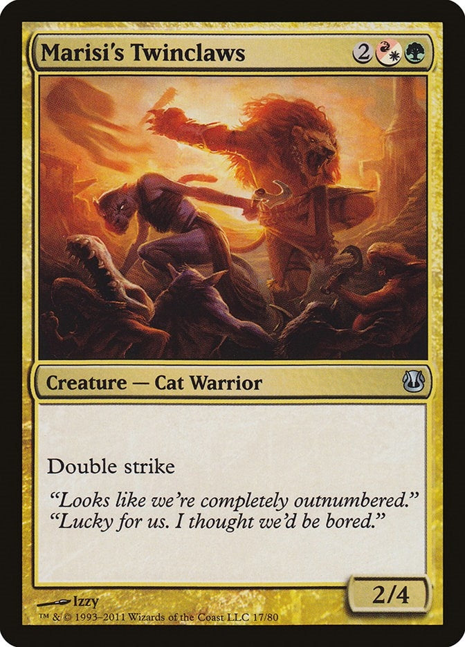 Marisi's Twinclaws (17) (Duel Decks: Ajani vs. Nicol Bolas)