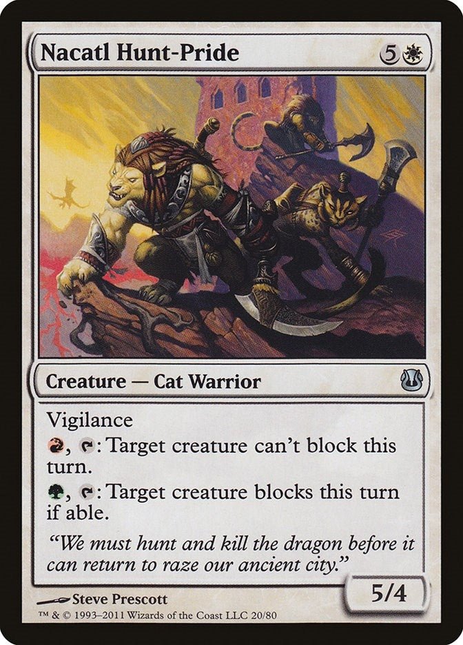 Nacatl Hunt-Pride (20) (Duel Decks: Ajani vs. Nicol Bolas)